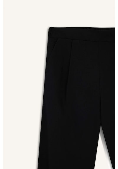 Defacto Regular Fit Cep Detaylı Geniş Paça Pantolon F5413ax25aubk81 Siyah