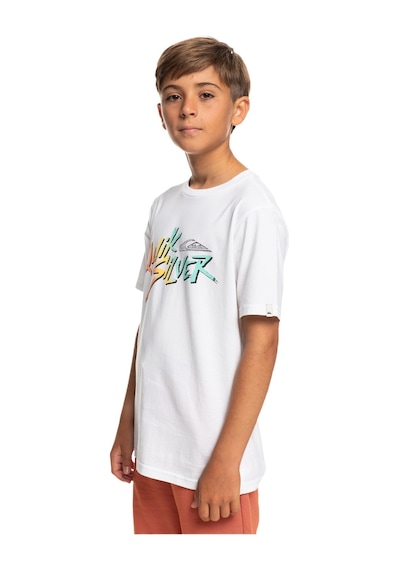 Quiksilver Signature Move Erkek Çocuk Tişört Beyaz