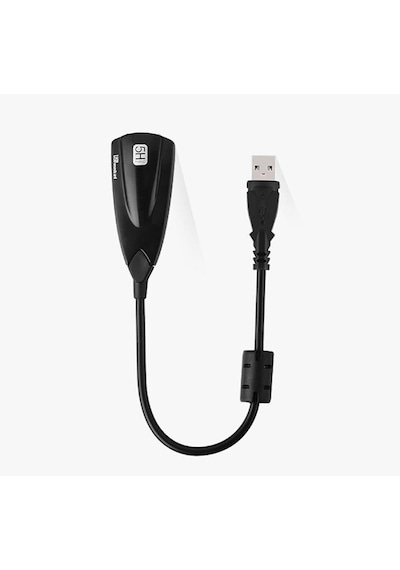 7.1 USB 12 Kanal 64 Bit 5Hv2 Destekli Kablolu Audio Çevirici Harici Ses Kartı