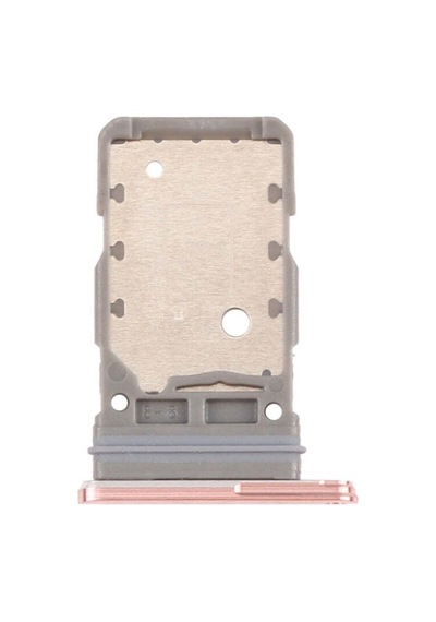 Samsung Galaxy Uyumlu S21 Ultra Sim Kart Yuvası Sim Kart Çekmecesi Pembe Renk