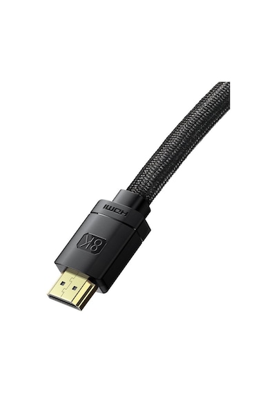 Baseus Hdmı 2.1 8k 60hz 4k 120hz 48gbps Yüksek Hızlı Görüntü Ve Ses Aktarım Kablosu 3 Metre Siyah