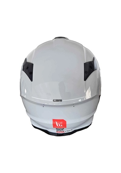 Mt Targo S Solid A12 Parlak Kapalı Kask Gri