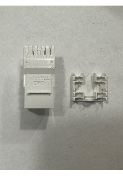 Rj11 Keystone Jack Cat3 Priz Jack Telefon Duvar Priz Jack