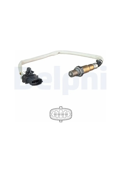 Opel Meriva A Oksijen Sensoru 1.6 2006-2010 Z16xep Delphı Es2124112b1