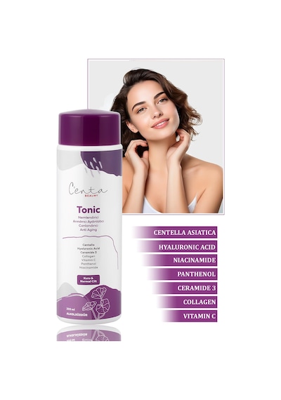 C'enta Beauty Kuru Ciltler için Gündüz Kremi 50 ML + Gece Kremi 50 ML + Tonik 200 ML