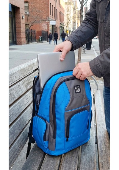 Ful - Sweet Mel Kobalt Mavi Gündelik Seyahat Unisex Laptop Sırt Çantası