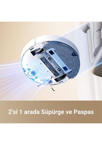 Dreame D10 Plus Gen 2 Toz İstasyonlu Robot Süpürge Beyaz