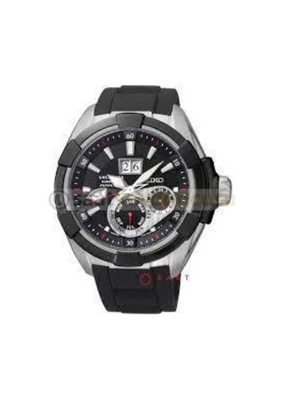 Seiko Velatura Snp101p Siyah Silikon Kordon Siyah