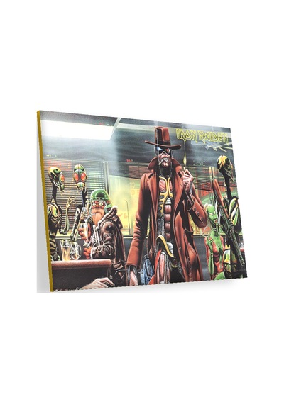 Cakasepetim Iron Maiden Barda Enteresan Mahlukat Ahşap Mdf Tablo
