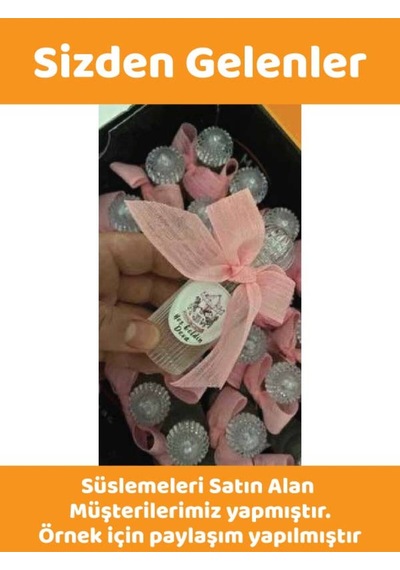 50 Adet 50 Ml Dnztac Dezenfektan Kolonya Parfüm Hediyelik Nikah Düğün İçin Boş Plastik Şişe