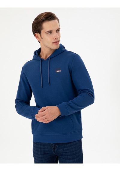 U.s. Polo Assn. Erkek İndigo Sweatshirt 50293454-vr028 Indıgo İndigo