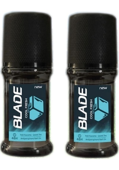 Blade Cool Fresh Erkek Roll-On Deodorant 2 x 50 ML Blade Cool Fresh Erkek Roll-On Deodorant 2 x 50 ML
