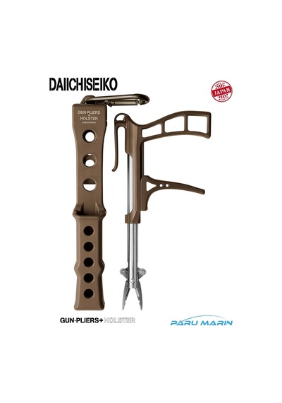 Daiichiseiko Gun Pliers İğne Çıkarma Pensesi ve Taşıma Kılıfı Dark Earth