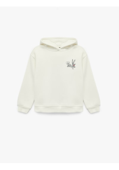 Koton Lisanslı Bugs Bunny Baskılı Uzun Kollu Kapşonlu Oversize Sweatshirt Ekru 6wkg10445ak Ekru Koton Lisanslı Bugs Bunny Baskılı Uzun Kollu Kapşonlu Oversize Sweatshirt Ekru 6wkg10445ak Ekru