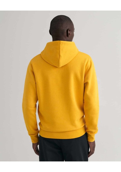 Gant Erkek Kapşonlu Sweatshirt Yandan Cepli Sarı