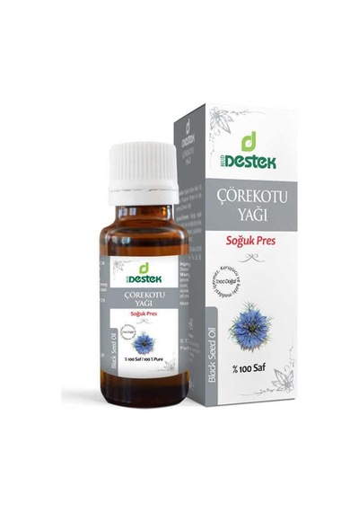 Destek Çörekotu Yağı Soğuk Pres Aromatik Yağ 50 ML