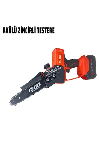 Rico Şarjlı Zincirli Testere Testere İçin Teleskopik Uzatma Kolu