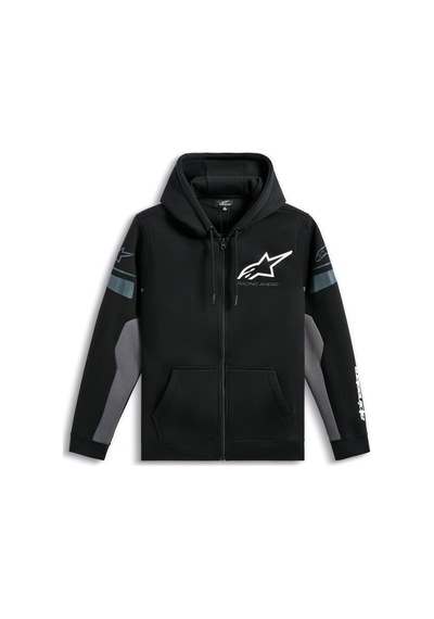 Alpinestars Esemex Hoodie Kapüşonlu Sweatshirt Siyah Gri Çok Renkli