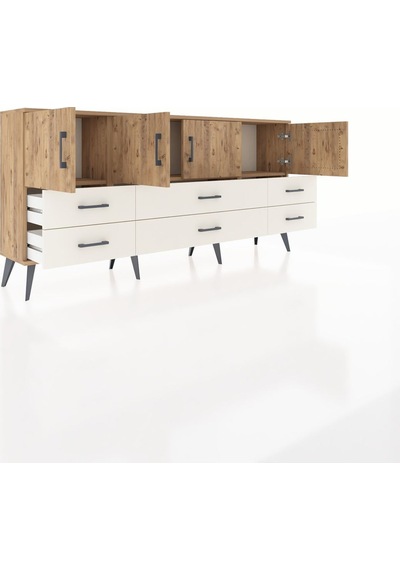 Arges Konsol 3 Raflı 6 Çekmeceli 4 Kapaklı 176x30x83 Çam-çam/aytaşı Çam/aytaşı Arges Konsol 3 Raflı 6 Çekmeceli 4 Kapaklı 176x30x83 Çam-çam/aytaşı Çam/aytaşı