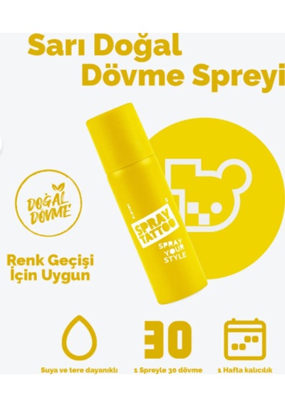 One Spray Tattoo Spray Your Style - Blonde Diğer