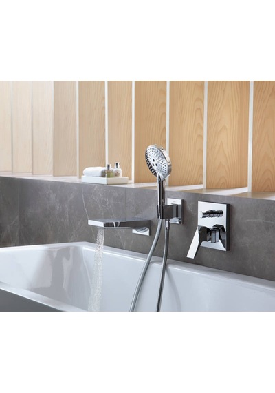 Hansgrohe Metropol Tek Kollu Banyo Bataryası Ankastre Cubuk Volan Krom