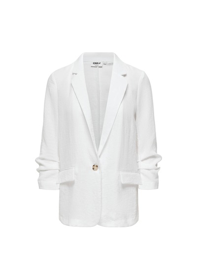 Only Onlita Regular Fit Kruvaze Yaka Blazer Ceket Bayan Ceket 15370275 Beyaz
