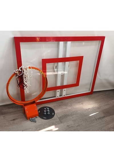 Mia Basketbol Panya Seti 90 120 8 Mm Solid Polikarbon 45 Cm Yaylı Çember