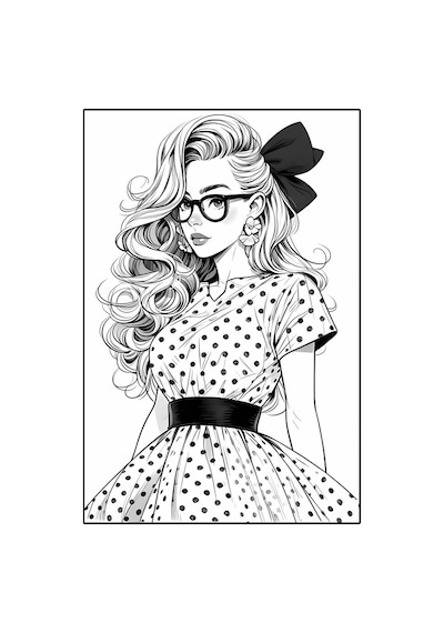 Kızlar İçin Anime Boyama Kitabı 60 Süper Ötesi Boyamalar