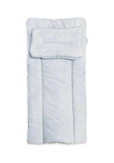 Pierre Cardin Lüks Nakışlı Alt Açma Minderi Mavi