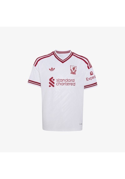 Adidas Liverpool Fc 26/27 Çocuk Beyaz Deplasman Forması Kb8302