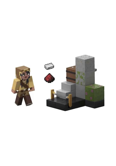 Minecraft 3.25" Figürler - İkili Paket Trapper's Trıpwıre Jkk09
