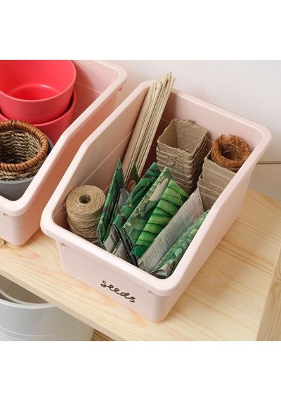 Ikea Sockerbıt Kutu, Pembe, 19x26x15 Cm