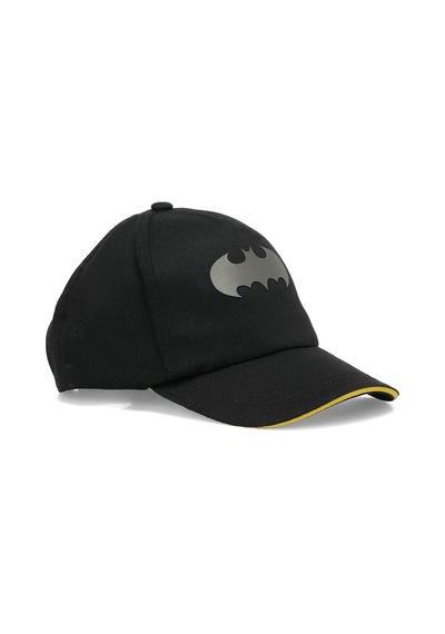 Batman Şapka Erkek Çocuk Siyah Bronx Cap B-