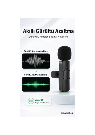 Kablosuz Mikrofon Mini Tak-çalıştır Mikrofon Çok Fonksiyonlu Mikrofon - 737753897