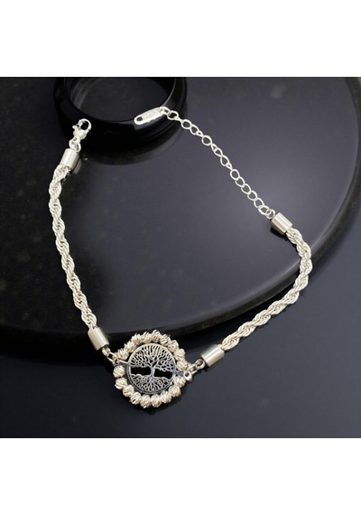 9027792672070 - Zarif Ağaç Motif Gümüş Renk 316l Çelik Bilezik Antialerjik Özelliklerle Modern Ve Şık Tasarım Gümüş 9027792672070 - Zarif Ağaç Motif Gümüş Renk 316l Çelik Bilezik Antialerjik Özelliklerle Modern Ve Şık Tasarım Gümüş
