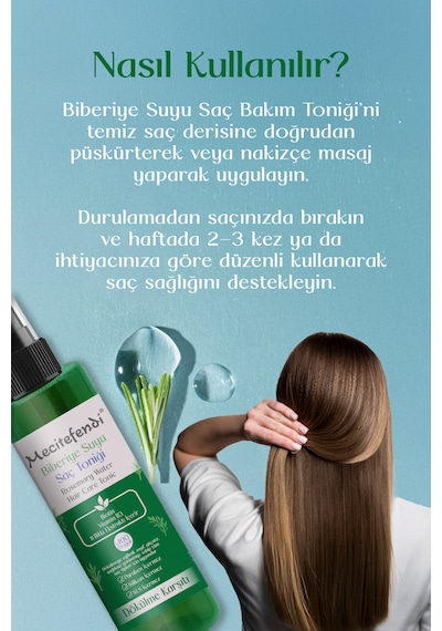 Mecitefendi Biberiye Suyu Saç Toniği 150 ML