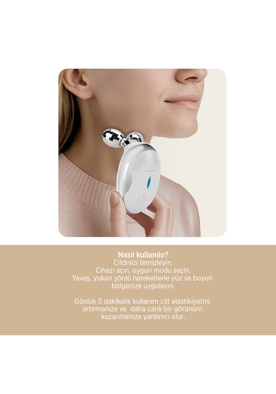 Polosmart Psc96 Şarjlı Yüz & Boyun Bakım Cihazı Beyaz