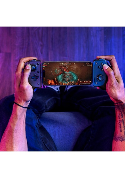 Kishi V3 - İphone Ve Android Akıllı Telefonlar İçin Tam Boyutlu Mobil Kontrol Cihazı - Usb-c Tak Ve Çalıştır - Kayma Önleyici Analog Çubuklar - 12 Düğme - Sensa Hd Haptics - Siyah Kishi V3 - İphone Ve Android Akıllı Telefonlar İçin Tam Boyutlu Mobil Kontrol Cihazı - Usb-c Tak Ve Çalıştır - Kayma Önleyici Analog Çubuklar - 12 Düğme - Sensa Hd Haptics - Siyah