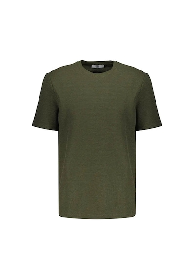 Süvari Waffle Sıfır Yaka Erkek T-shirt Sts1014000001 Haki