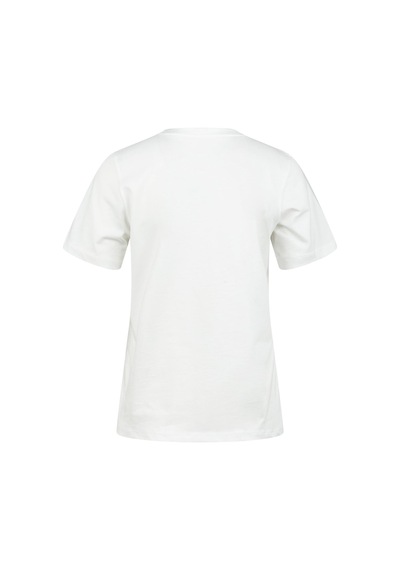 2as Alone Baskılı V Yaka Kadın T-shirt 411 Beyaz