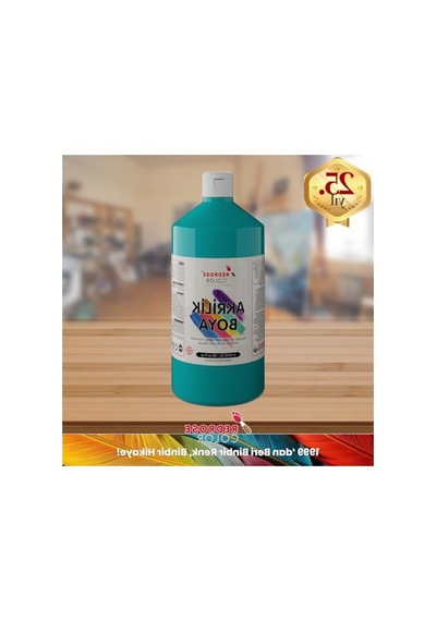 1000 Gr Turkuaz Akrilik Boya - Dayanıklı Ve Kullanışlı 0,15 L