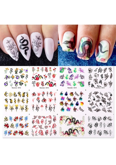 Su Transferli Nail Art Sticker D010 52377-2