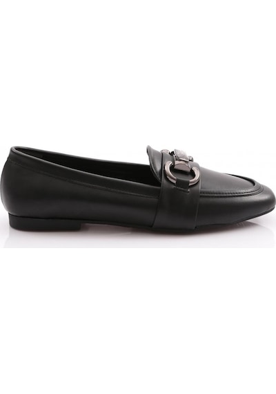 Dgn 5027 Kadin Loafer Ayakkabi 5027-1423-R1534 Siyah