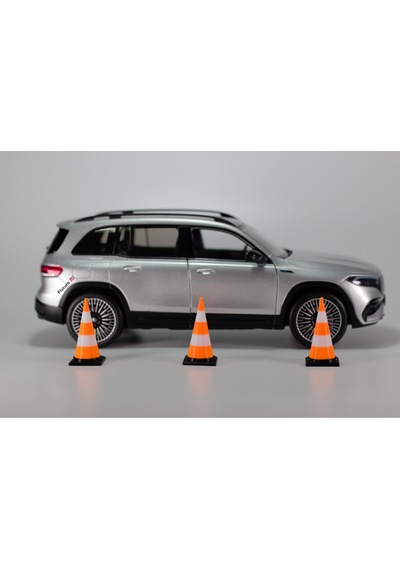 1/18 Ölçek Diorama Trafik Dubası, Trafik Konisi, Garaj Diorama Aksesuarı, Diorama Aksesuar 10 Adet