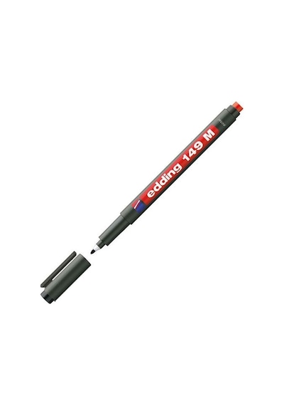 Edding Asetat Kalemi Silgili E-149M  Kırmızı