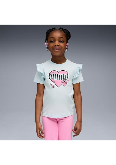 Puma Çocuk Tişört Puma X Hk&fr Ruffle Mavi