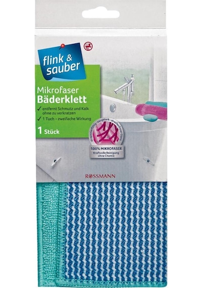 Flink Ve Sauber Banyo Temizlik Bezi Tekli Mikrofiber T41831