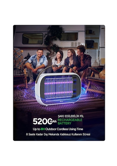 Rowenger MA15C 5200MAH Şarjlı & Elektrikli Sivrisinek Öldürücü