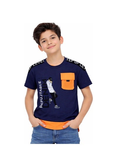 İrem Çocuk Giyim Erkek Çocuk Reputable Yazı Desenli Cepli Omuzları Yazılı Desenli Lacivert Renk Tişört Lacivert İrem Çocuk Giyim Erkek Çocuk Reputable Yazı Desenli Cepli Omuzları Yazılı Desenli Lacivert Renk Tişört Lacivert