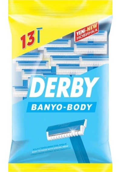 Tek Bıçaklı Banyo Tıraş Bıçağı 13'lü X 3 Paket